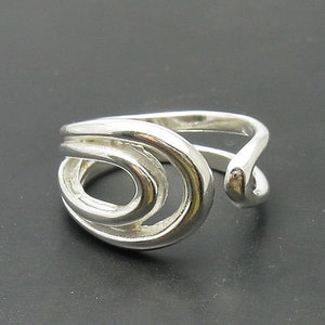 R000731 STERLING SILVER Ring Solid 925 Adjustable