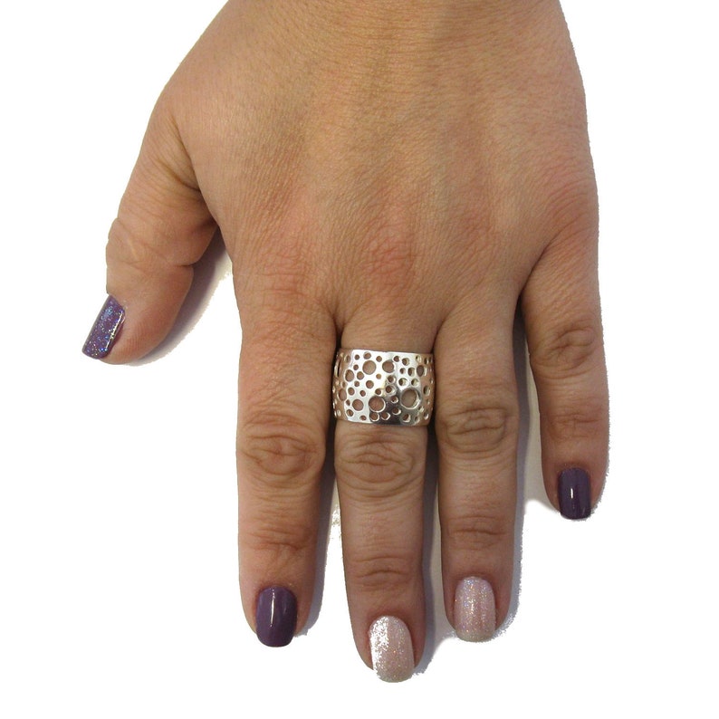 R000663 Bague Argent Massif 925 bande image 4