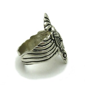 R001621 STERLING SILVER Ring Solid 925 Eagle image 3
