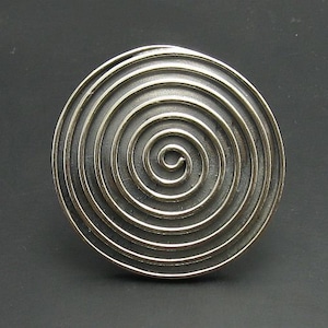 925 SILBER RING R000763 Spirale