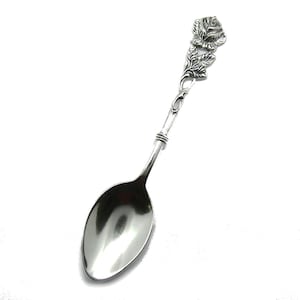 S000007 Sterling silver baby spoon solid hallmarked 925