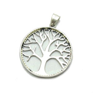 PE001213 Sterling Silver Pendant Tree of Life Solid 925 Charm - Etsy