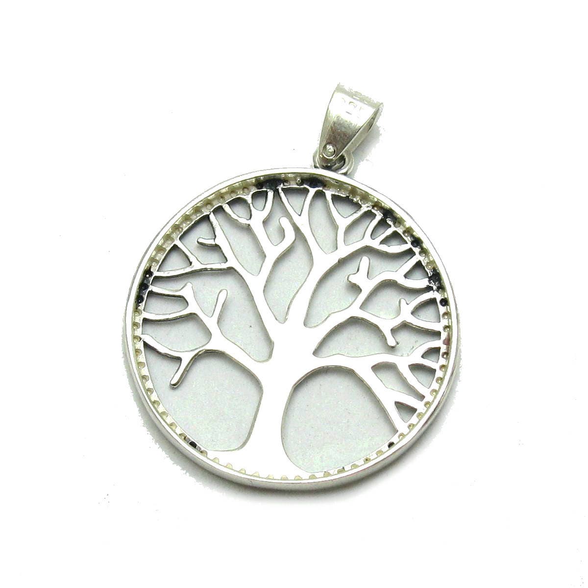 PE001213 Sterling Silver Pendant Tree of Life Solid 925 Charm - Etsy