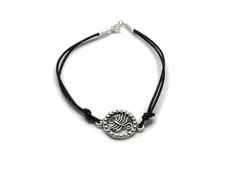 B000232 Sterling silver bracelet 925 Zodiac sign Scorpio