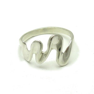 R000306 Stylish STERLING SILVER Ring Solid 925 zdjęcie 1