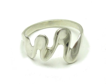 R000306 Stylish STERLING SILVER Ring Solid 925