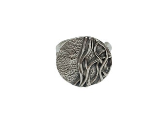 Sterling Silber Ring Massiv Echte Punziert 925 Größenverstellbar
