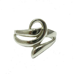 R001327 Stylish STERLING SILVER Ring Solid 925