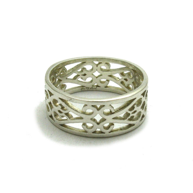 R000697 Bague Argent Massif 925 bande image 3