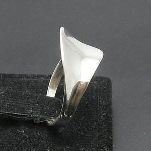 R000100 Plain STERLING SILVER Ring Solid 925 image 3