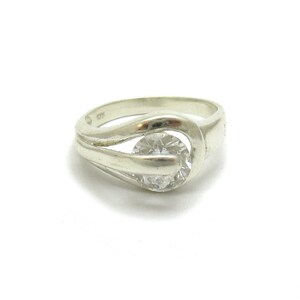 R000209 STERLING SILVER Ring 925 Cubic Zirconia
