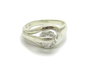 R000209 STERLING SILVER Ring 925 Cubic Zirconia