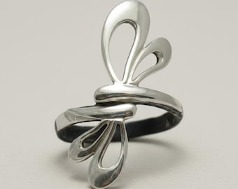 925 SILBER RING  Solide R000379 Libelle