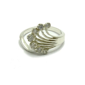 R001655 Sterling silver ring 925 Cubic Zirconia