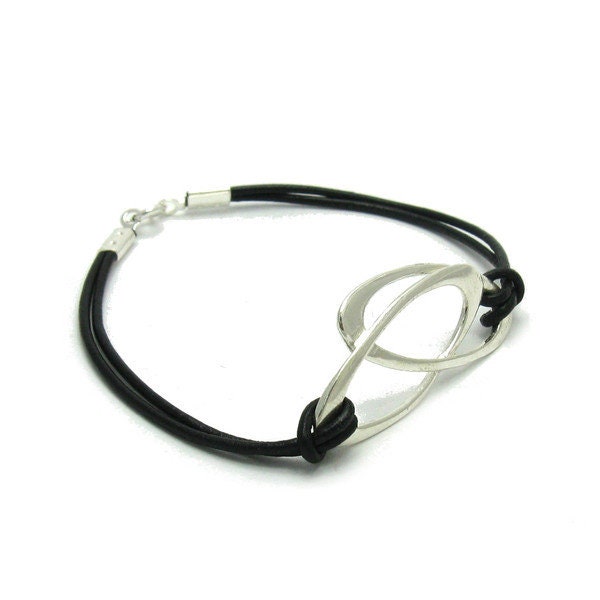 B000154 Sterling Silver Bracelet Ellipse Natural - Etsy