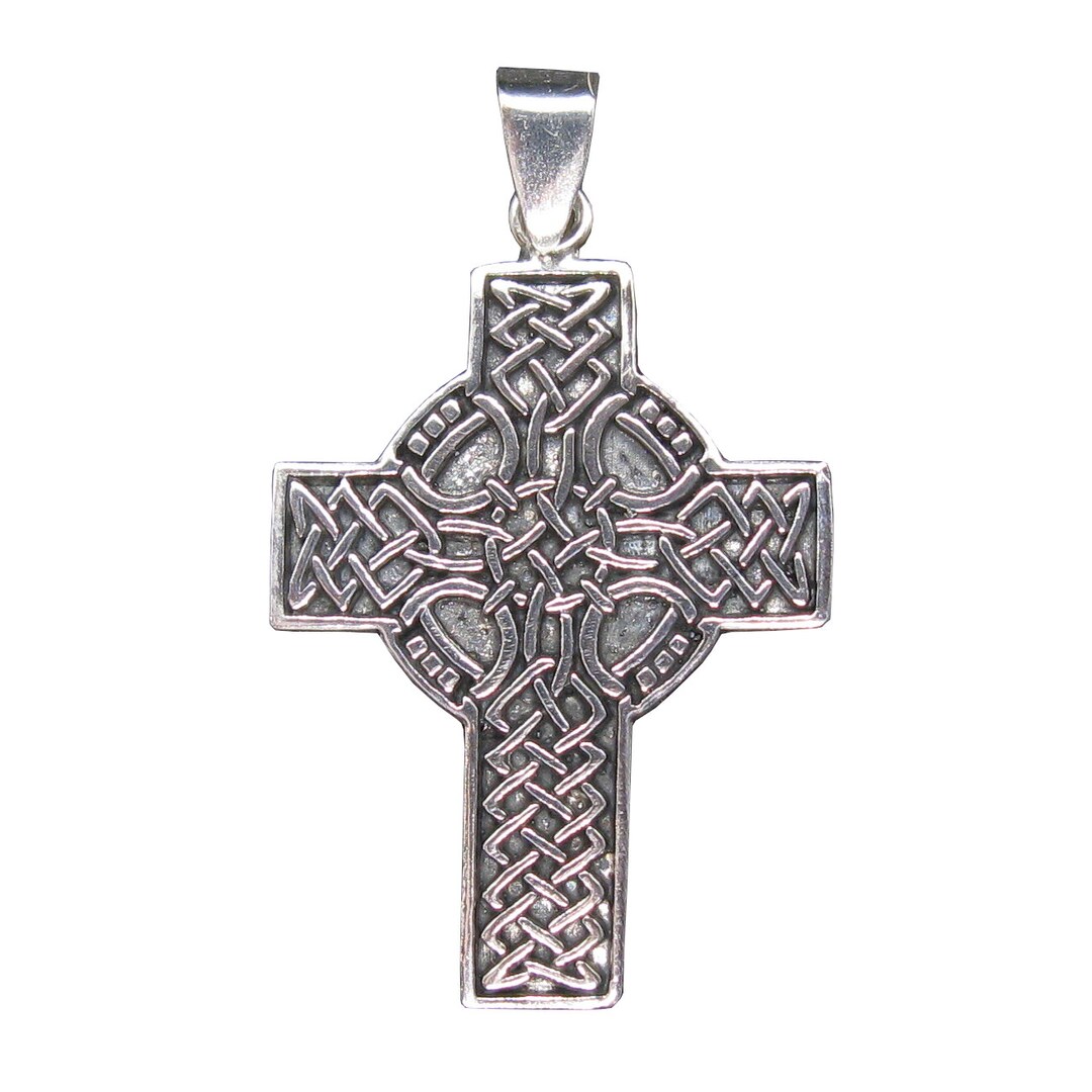 Sterling Silver Pendant Celtic Cross Solid Hallmarked 925 PE001410 - Etsy