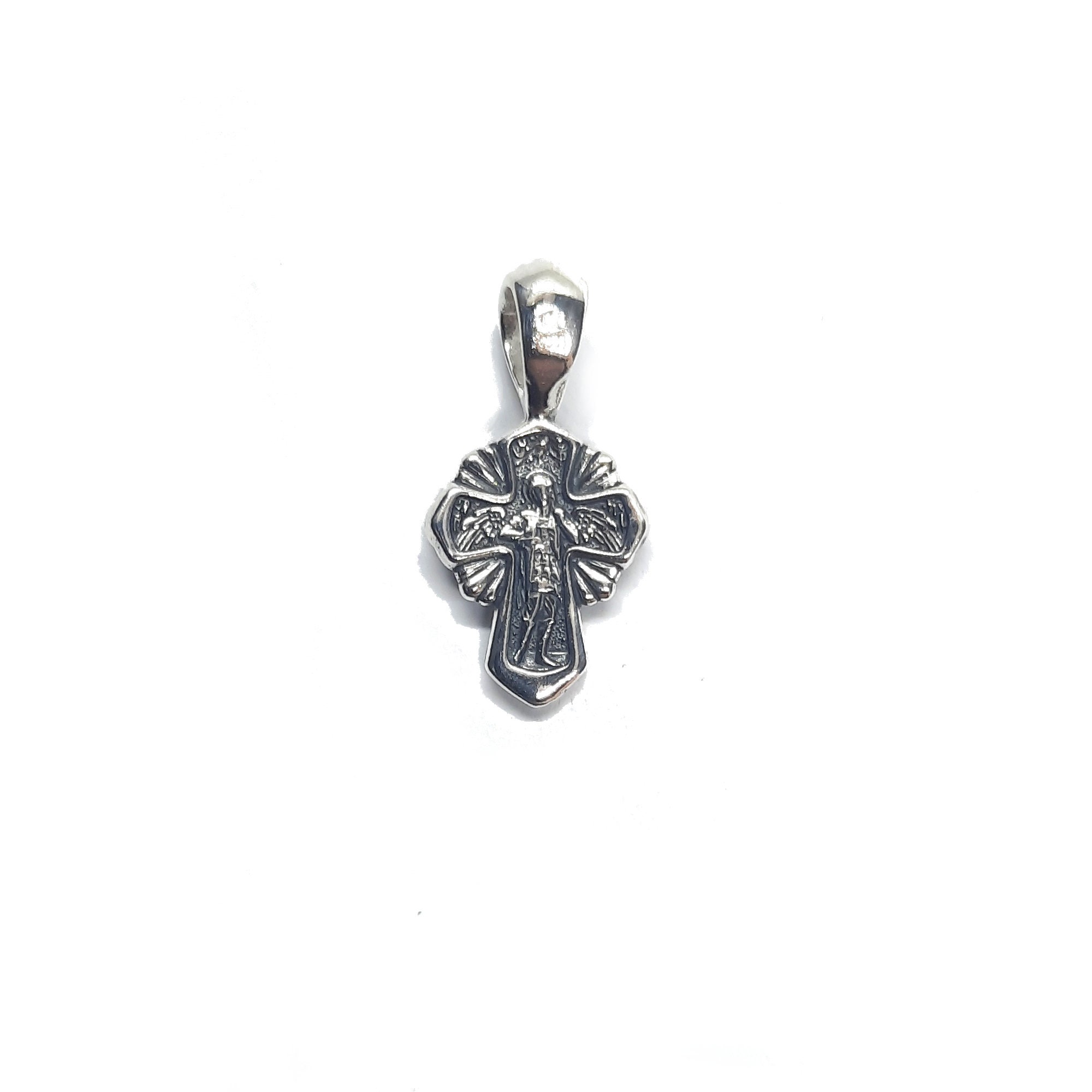 Genuine Sterling Silver Pendant Small Orthodox Cross Hallmarked 925 - Etsy