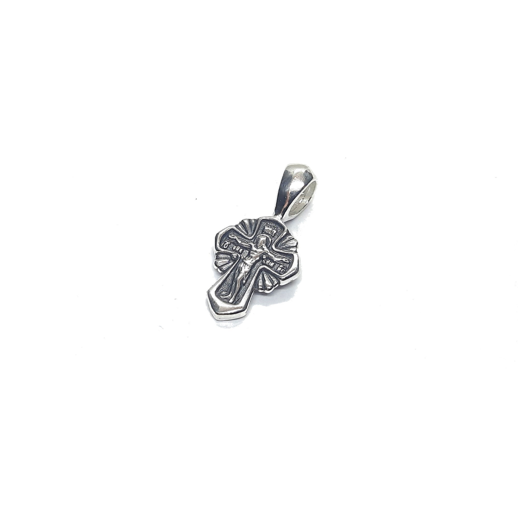 Genuine Sterling Silver Pendant Small Orthodox Cross Hallmarked 925 - Etsy