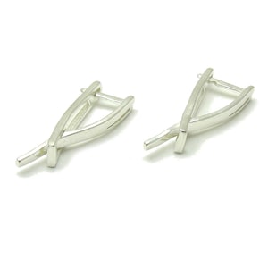 E000584 Sterling silver earrings 925 image 1