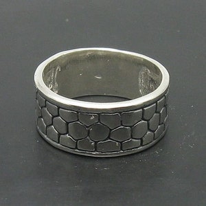 R000847 Sterling Silver Ring Solid 925 Band image 2