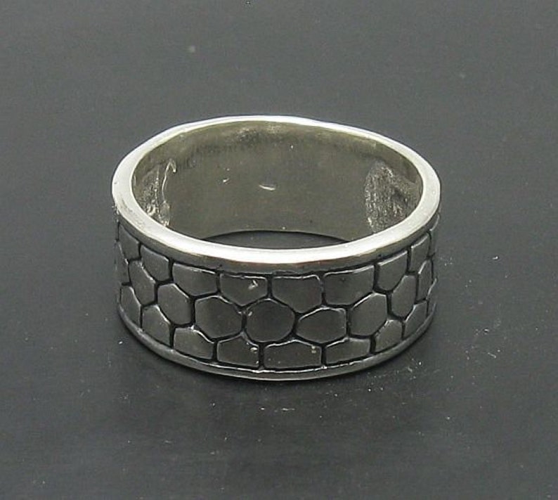 R000847 Sterling Silver Ring Solid 925 Band image 2