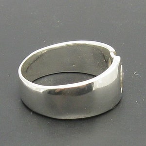 R000216 STERLING SILVER Band Ring Solid 925 Spiral image 3