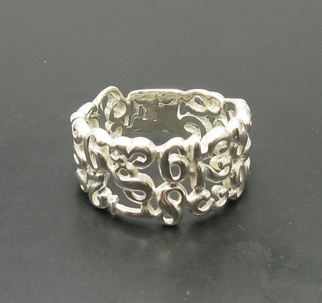 Goyal Exports SRG337I - Anillo de plata de ley 925 macizo, hecho a mano