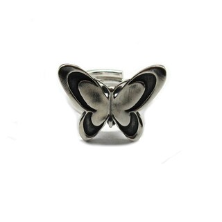 Anello Da Dito Del Piede A Farfalla In Argento Sterling .925, Misura Regolabile, Fatto A Mano Negli USA