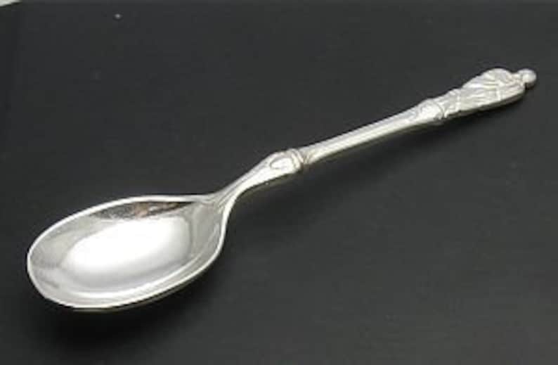 S000001 Sterling silver Spoon for baby solid 925 Empress image 1