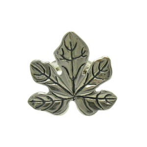 925 SILBER RING R000453 Ahornblatt
