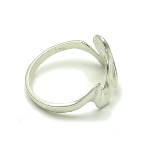 R000306 Stylish STERLING SILVER Ring Solid 925 image 2