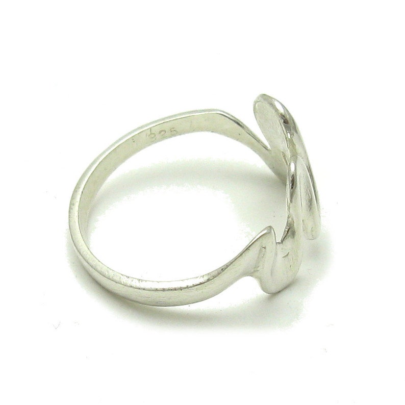 R000306 Stylish STERLING SILVER Ring Solid 925 zdjęcie 2