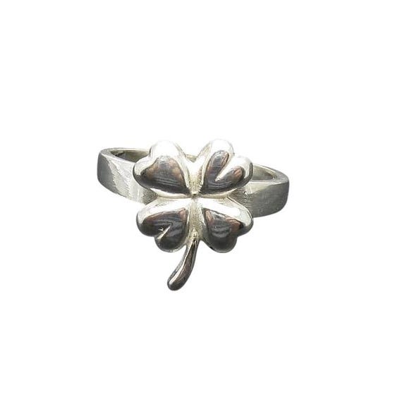 Anillo Mujer Plata De Ley 925 Anillo Trébol De Cuatro Hojas Anillo