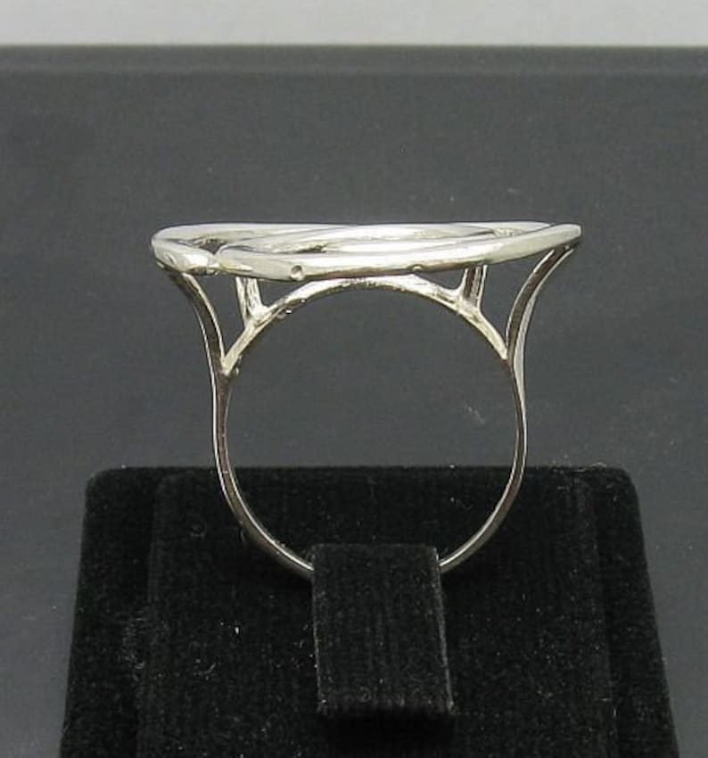 R000920 STERLING SILVER Ring Solid 925 Spiral image 3