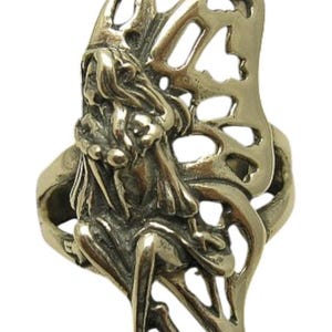 Sterling Silver Ring Fairy Stamped 925 Nickel Free