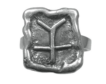 Sterling silver earrings solid 925 Old Bulgarian symbol E000682 Empress Sterling silver earrings solid 925 Old Bulgarian symbol E000682 Empress