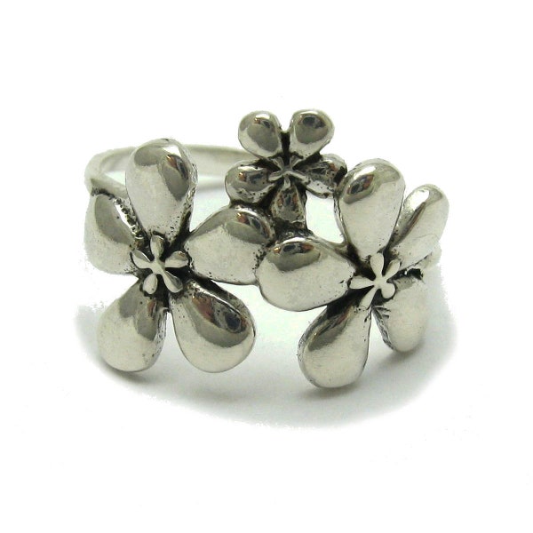 925 Sterling silber ring R001701 Blume