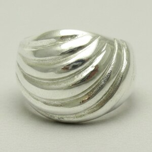 Stylish Sterling Silver Ring Solid Stamped 925 Nickel Free