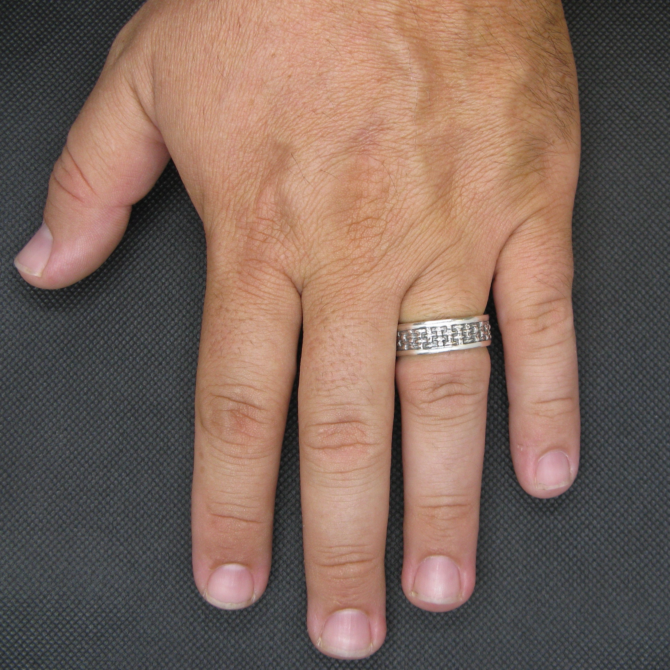 Sterling Silver Ring 8mm Band Genuine Solid Hallmarked 925