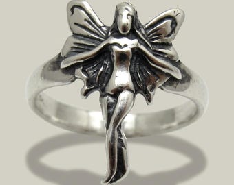 Sterling Silver Fairy Ring Stamped 925 Nickel Free