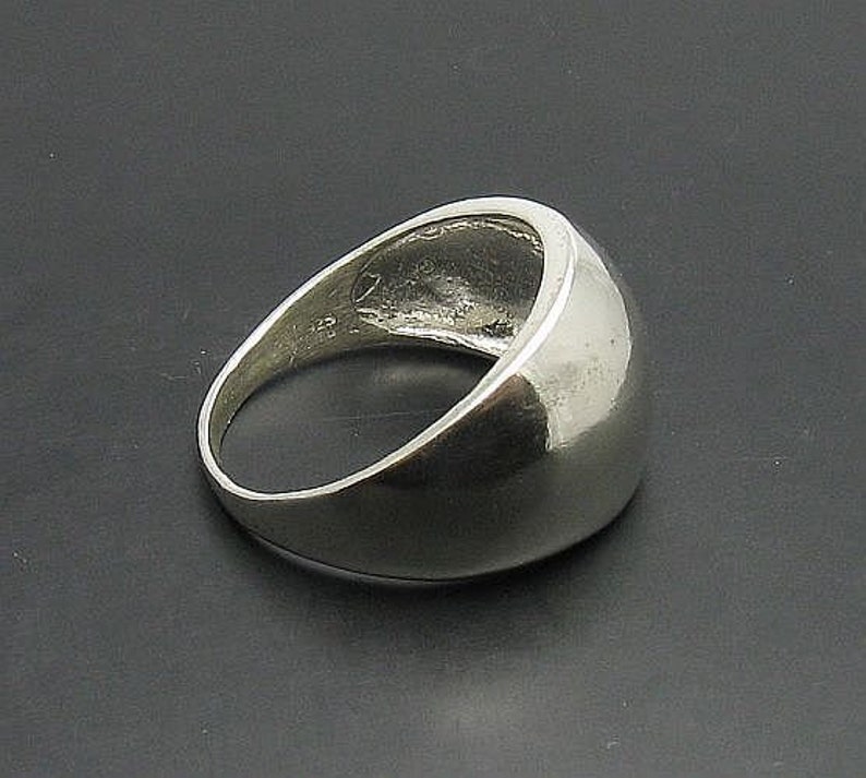 R000801 Plain Sterling Silver Ring Solid 925 image 3