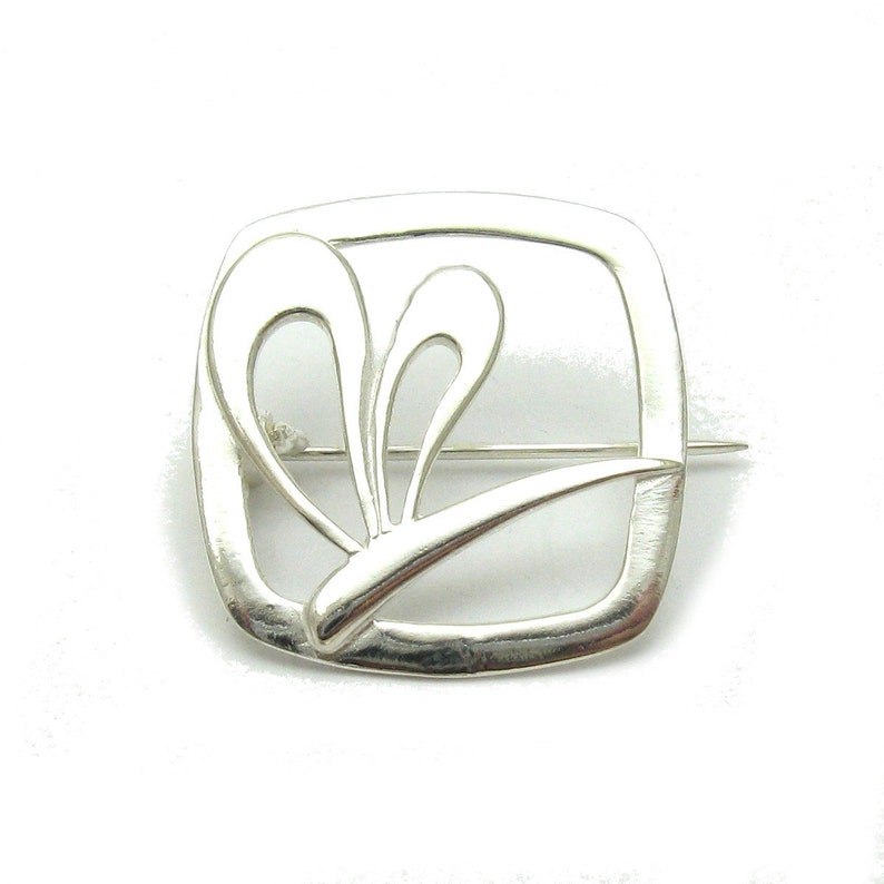 A000061 Broche Argent Massif 925 libellule image 1