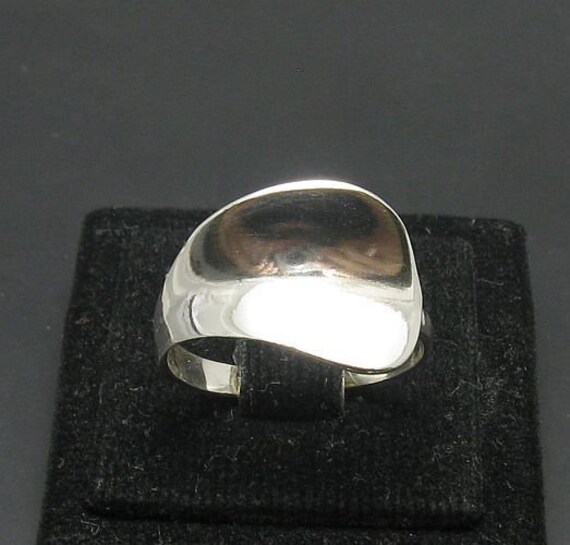 R000100 Plain STERLING SILVER Ring Solid 925