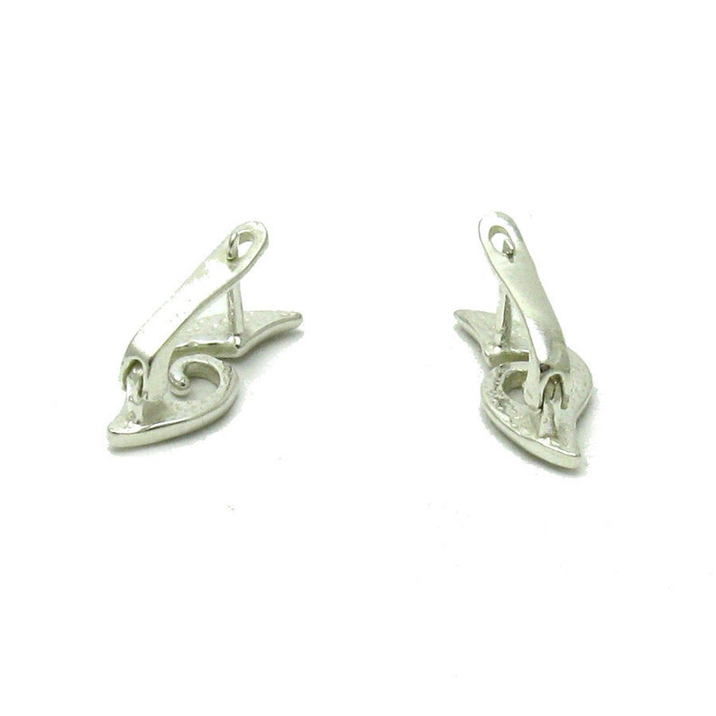 E000557 Sterling silver earrings 925 French clip image 2
