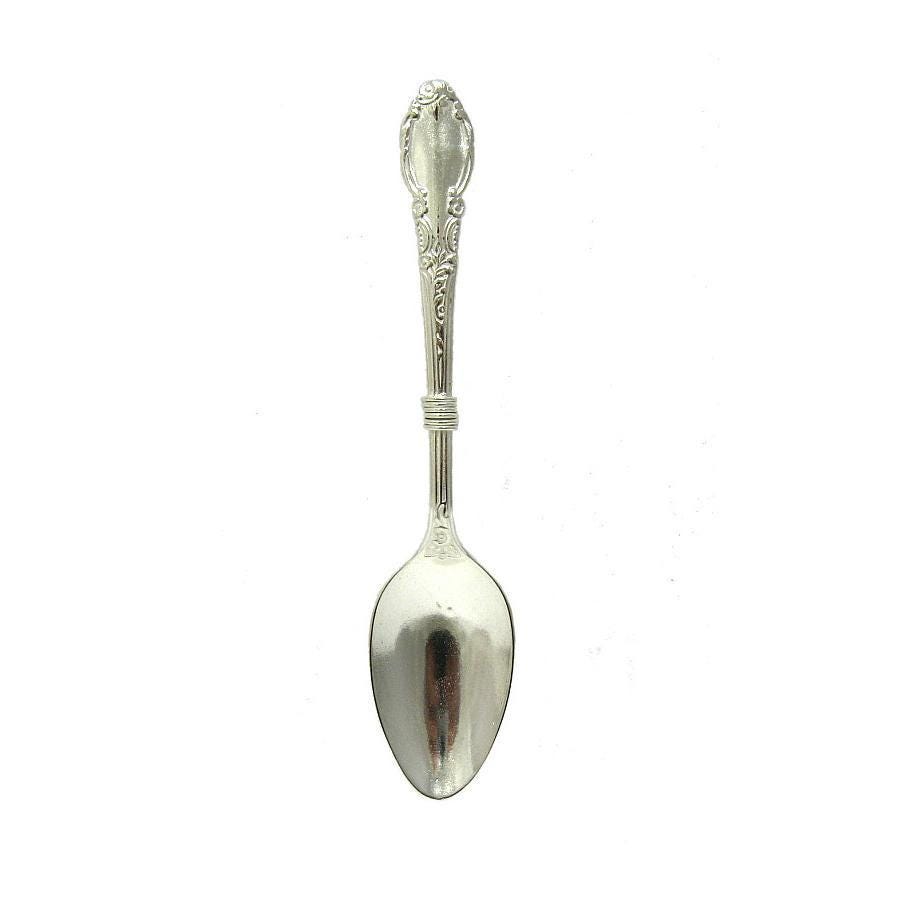 Sterling Silver Spoon, Vintage Teaspoon, Ornate Coffee Spoon