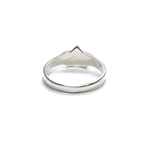 Sterling Silver Ring Solid Hallmarked 925 Star Comfort Fit zdjęcie 4