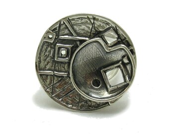Sterling Silver Ring Solid Genuine Stamped 925 Adjustable Size