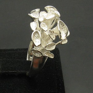 R000929 STERLING SILVER Ring Solid 925 Extravagant image 2