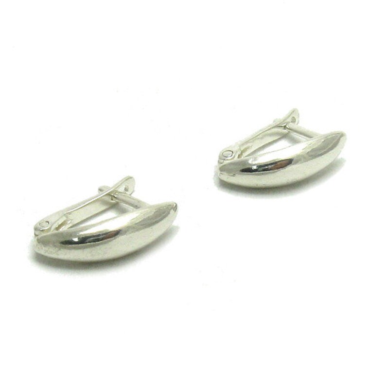 E000540 Sterling silver earrings 925 French clip image 1