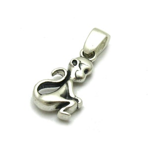 Sterling Silver Pendant Hallmarked 925 Monkey nickel free